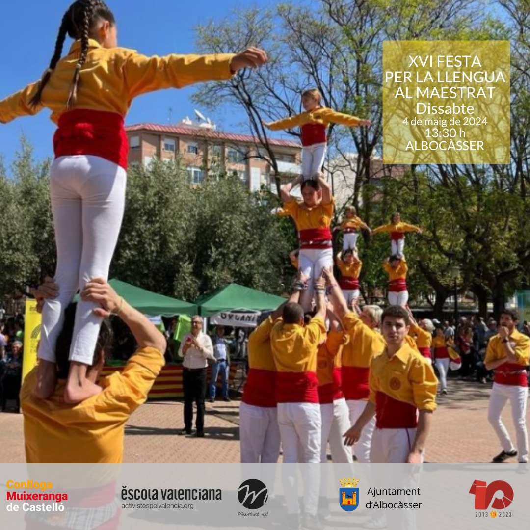 XVI Festa per la Llengua del Maestrat a Alboc&agrave;sser.