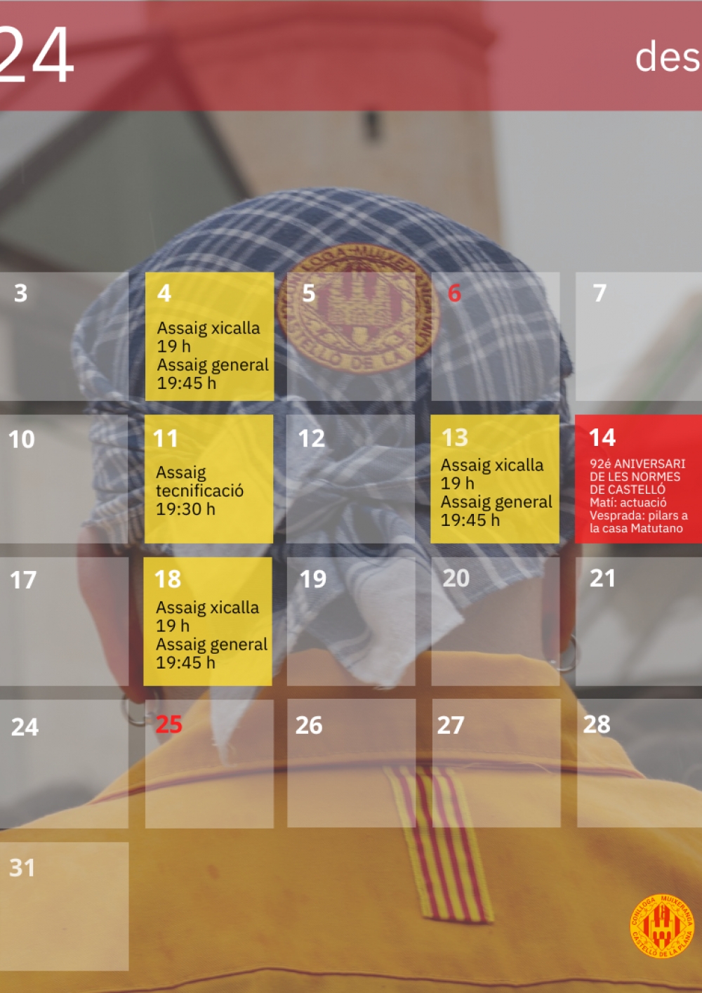 Calendari de desembre