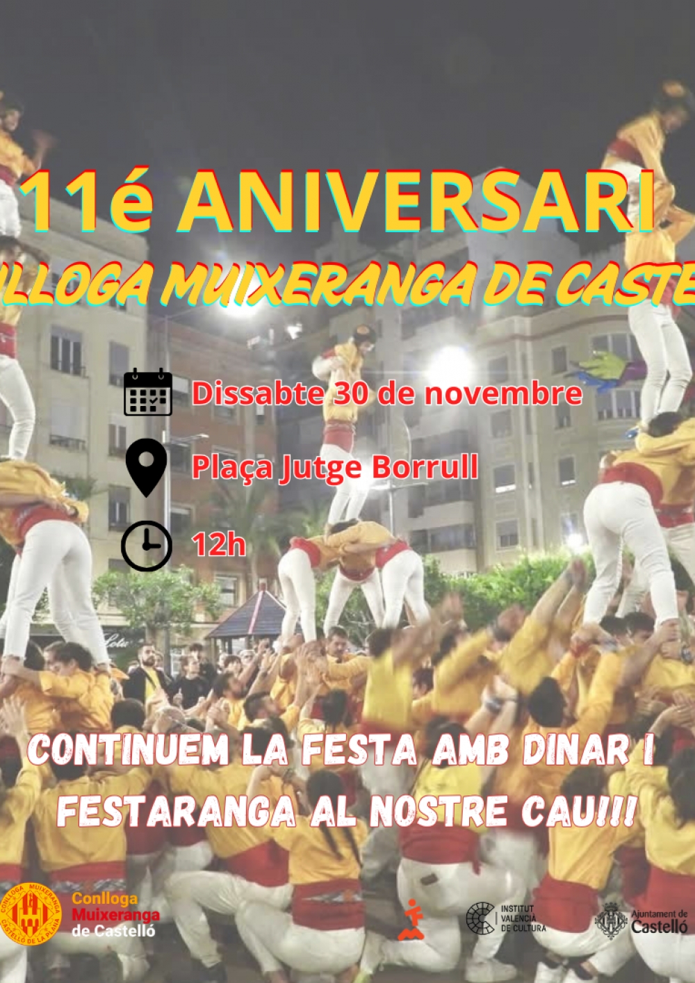 11&eacute; aniversari de la Conlloga Muixeranga de Castell&oacute;